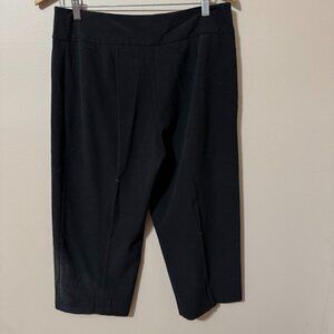 🖤 217 | Y2K Sag Harbour Stretch Petite Pants | Black High-Rise Dress Capri 🖤
